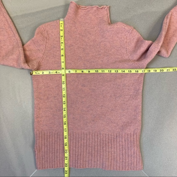 Madewell Sweater Mock Turtleneck Soft Pink Women's Size S Style F8882 - Picture 6 of 8